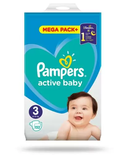 pampers active baby 3 152