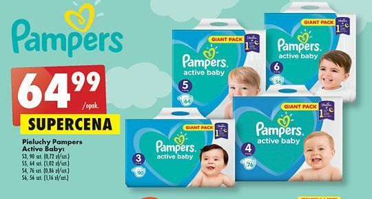 pieluszki pampers 3 biedronka