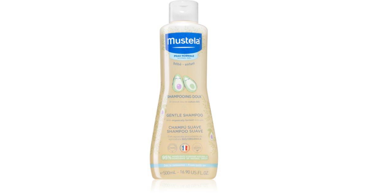 mustela szampon delikatny od urodzenia 500ml skład