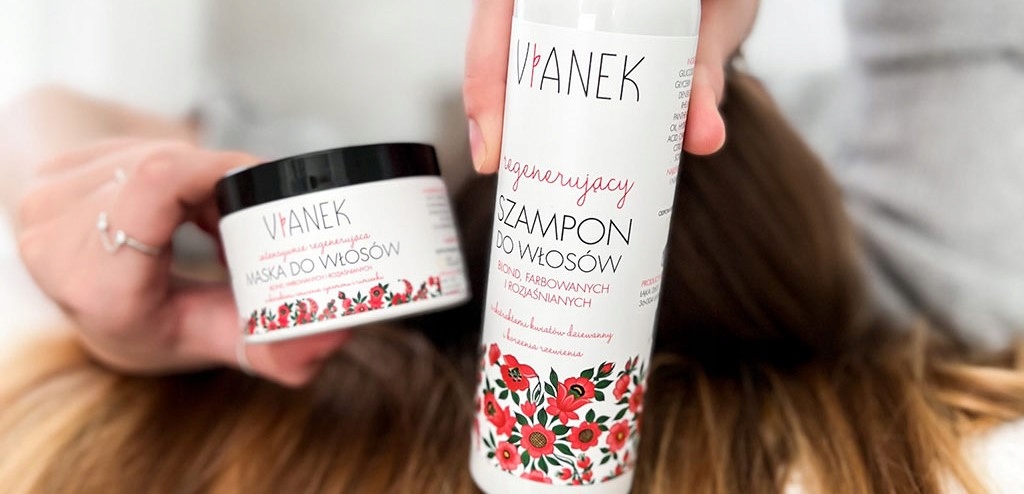 vianek regenerujący szampon do włosów blond farbowanych jasnych 300ml