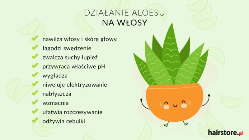 naturalna odżywka z aloe do włosów