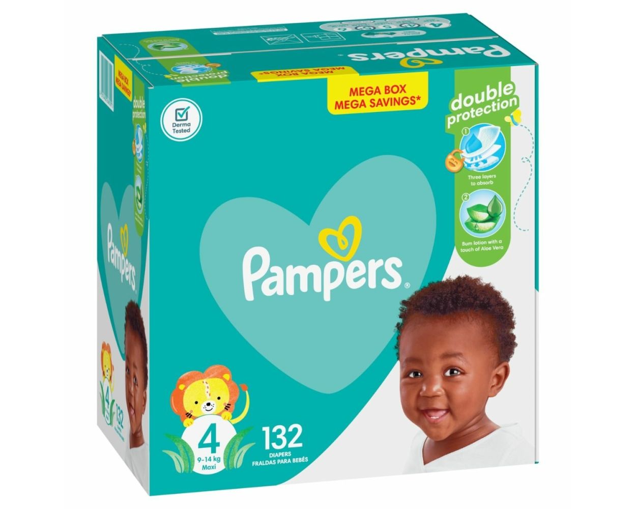 pampers active baby 4 maxi 132