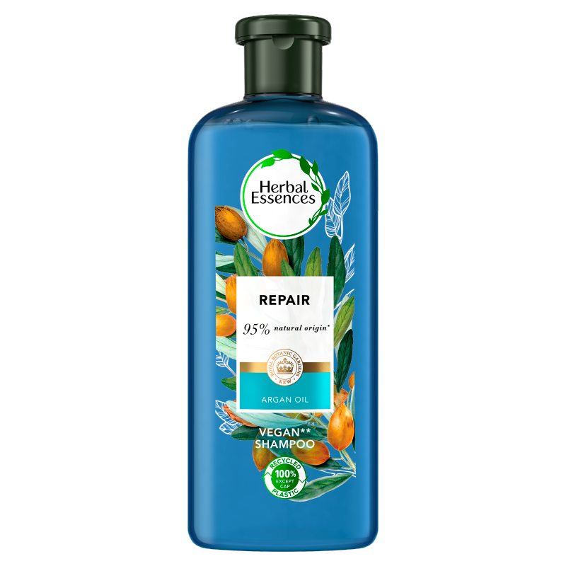 herbal essences szampon regenerujący argan oliwka