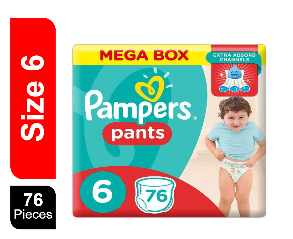 pampers pants 6 mega box