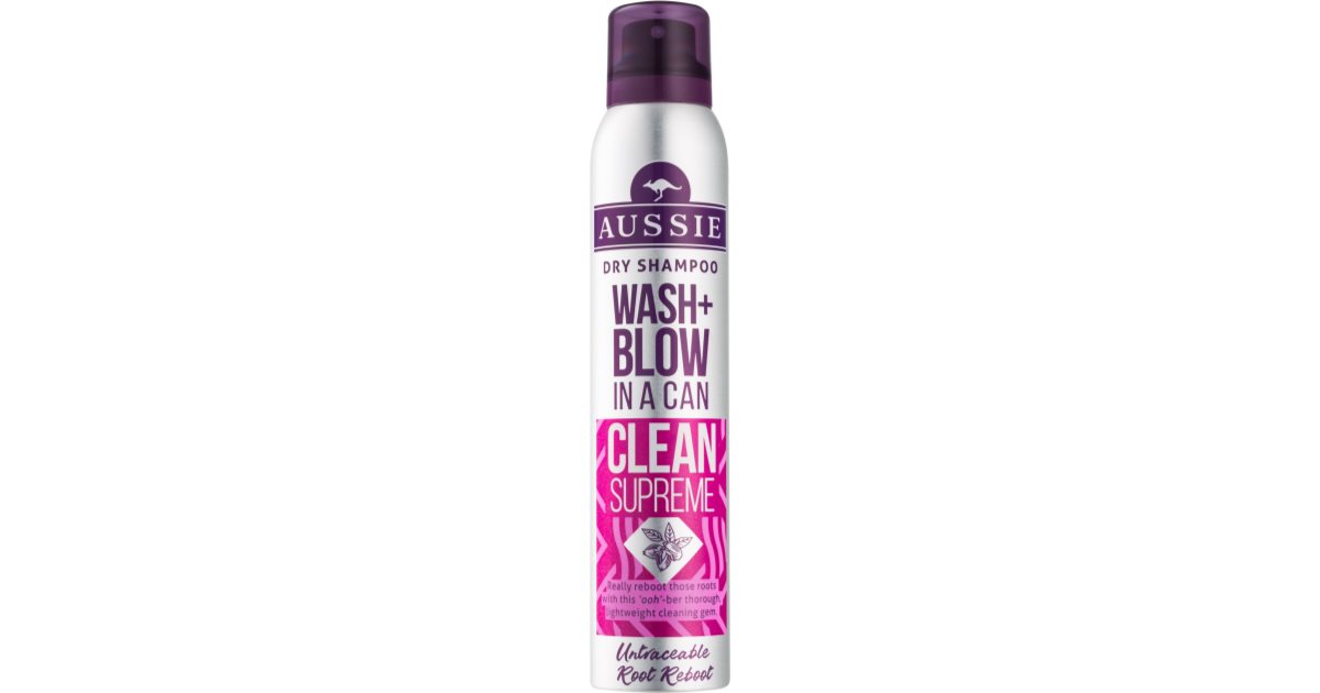 suchy szampon aussie wash blow