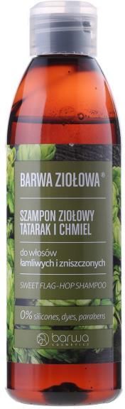 barwa ziołowa szampon do włosów tatarako-chmielowy