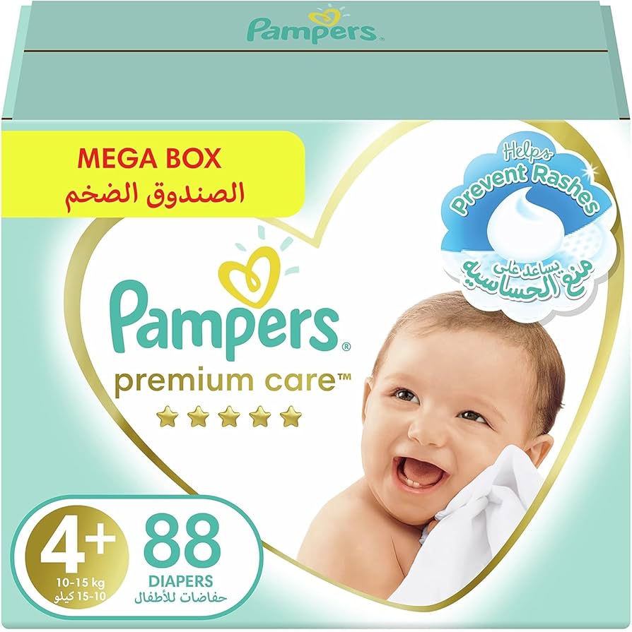 pampers premium care 4 plu