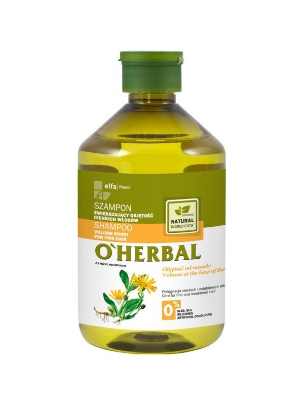 oherbal szampon do cienkich włosów