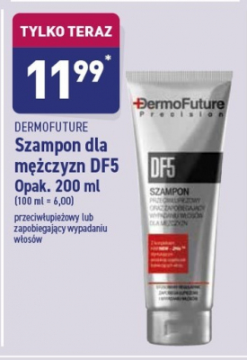 dermofuture df5 szampon przeciw wypadaniu włosów dla mężczyzn 200 ml