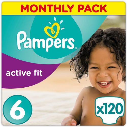 active fit pampers size 6