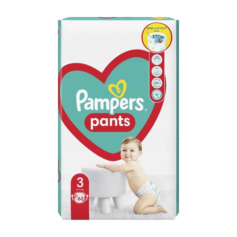 plastikowa taśma pampers pants 3