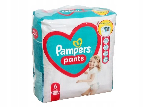 pieluszki typu pampers 6 do 25 kg