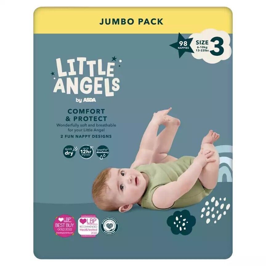 pampers jumbo pack size 3 asda