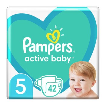 pampers active baby 5 42 szt