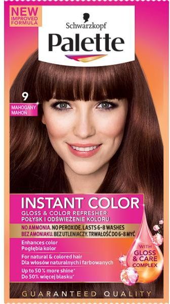 pallete instant color szampon koloryzujący nr 9 mahoń