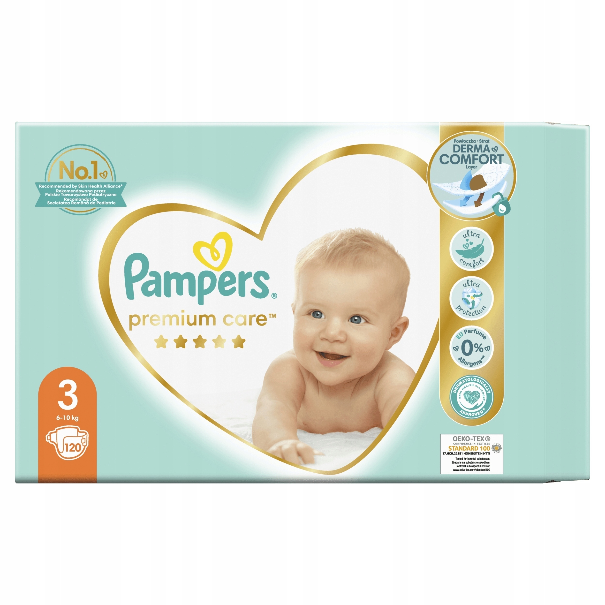 pampers pieluchy premium care 3 midi 120 szt