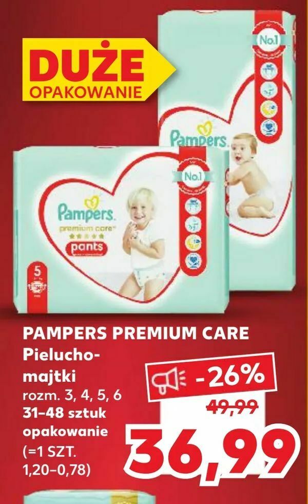 kaufland promocja pampers premium