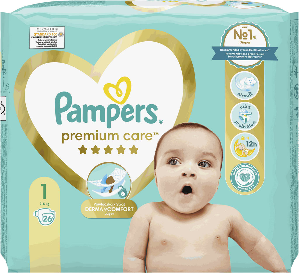 pampers premium newbor cena