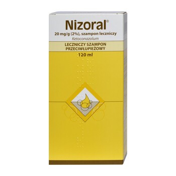 nizoral leczniczy szampon przeciwłupieżowy 120 ml