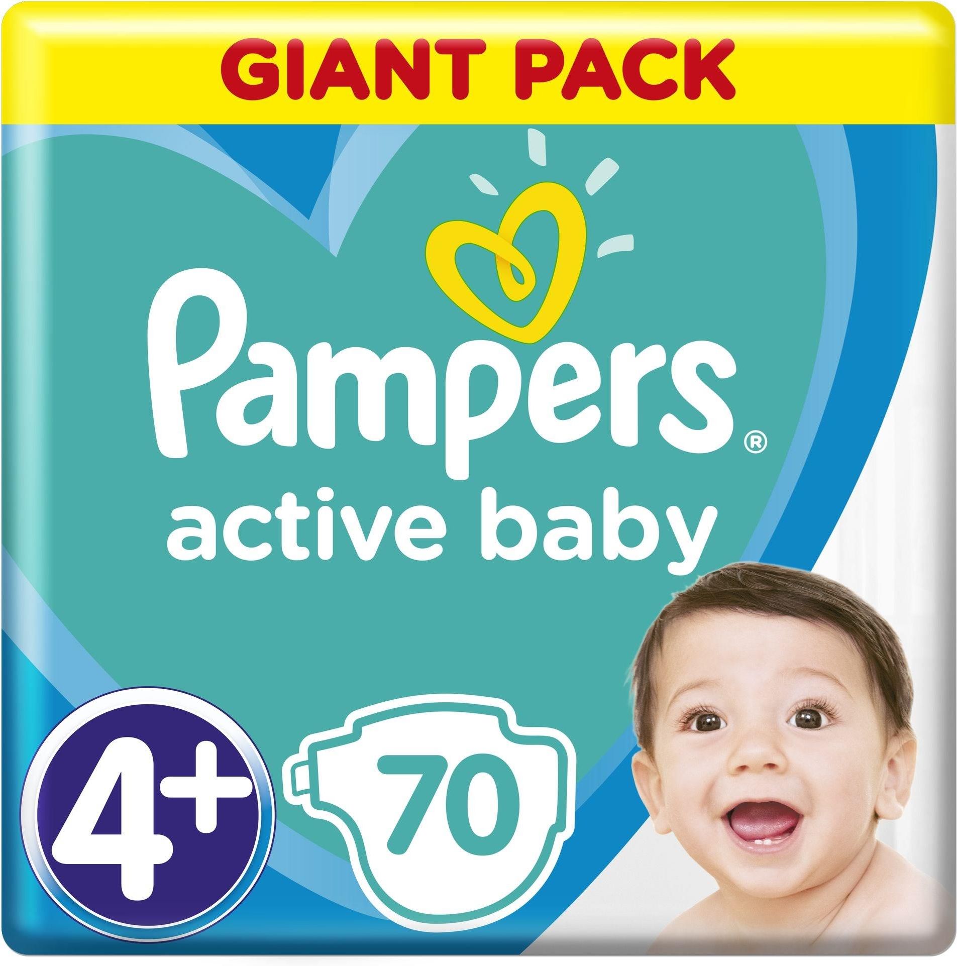 pampers 4+ po 70 szt