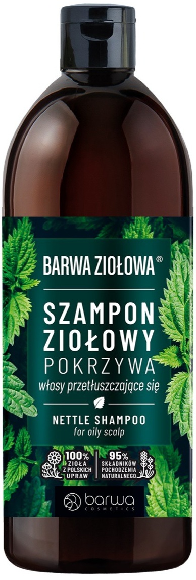 szampon z pokrzywy barwa ziołowa