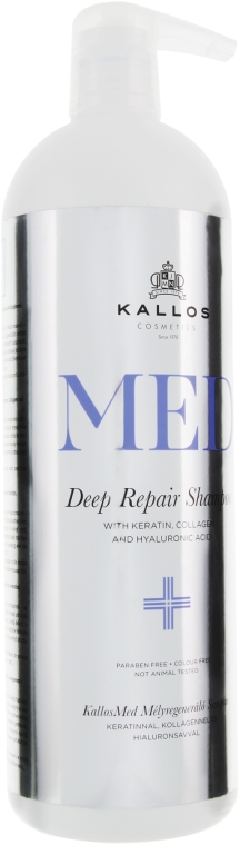 kallos med deep repair szampon opinie