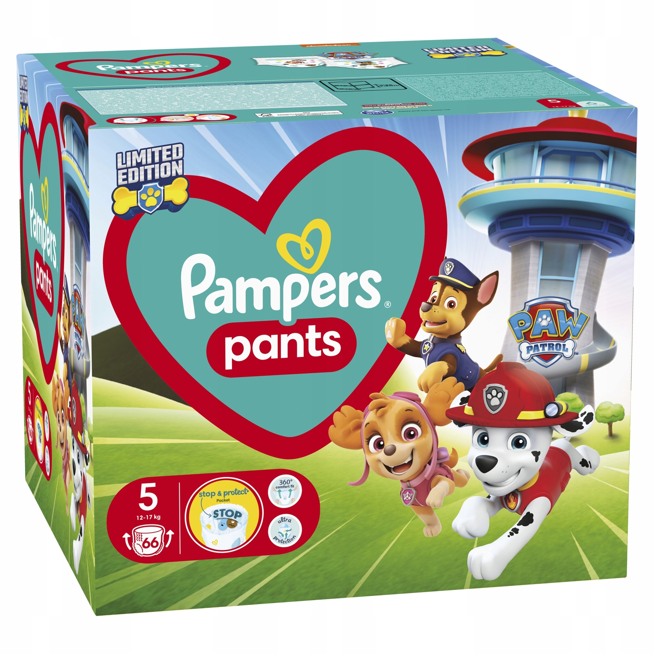 pampers przedział wagowy