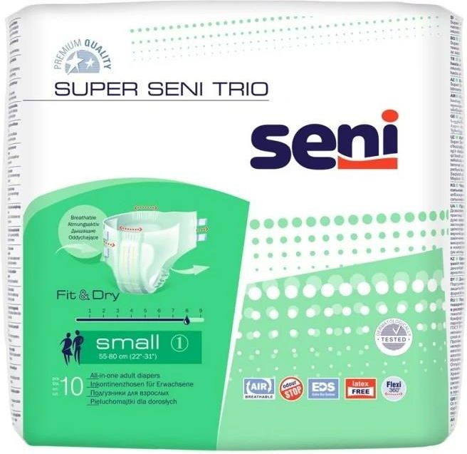 seni super trio pieluchomajtki dla dorosłych small 1 10szt