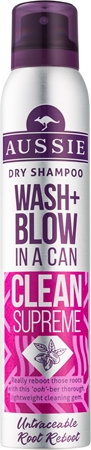 aussie wash blow clean supreme suchy szampon do włosów 180ml