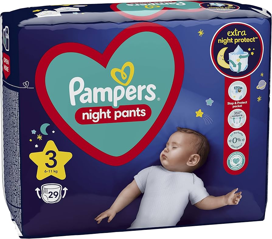 pieluchy pampers na noc opinie