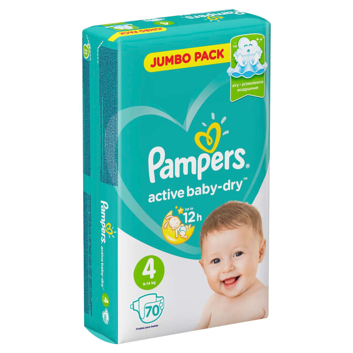 pampers activ baby dry 4 cena