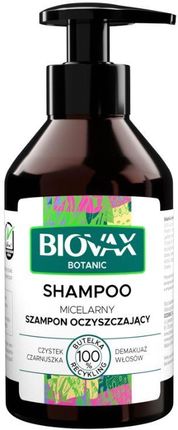 lbiotica biovax botanic szampon micelarny oczyszczający do włosów 200ml