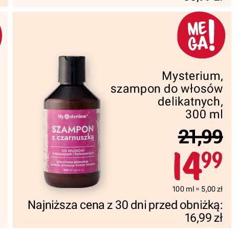 mysterium szampon czarnuszka opinie