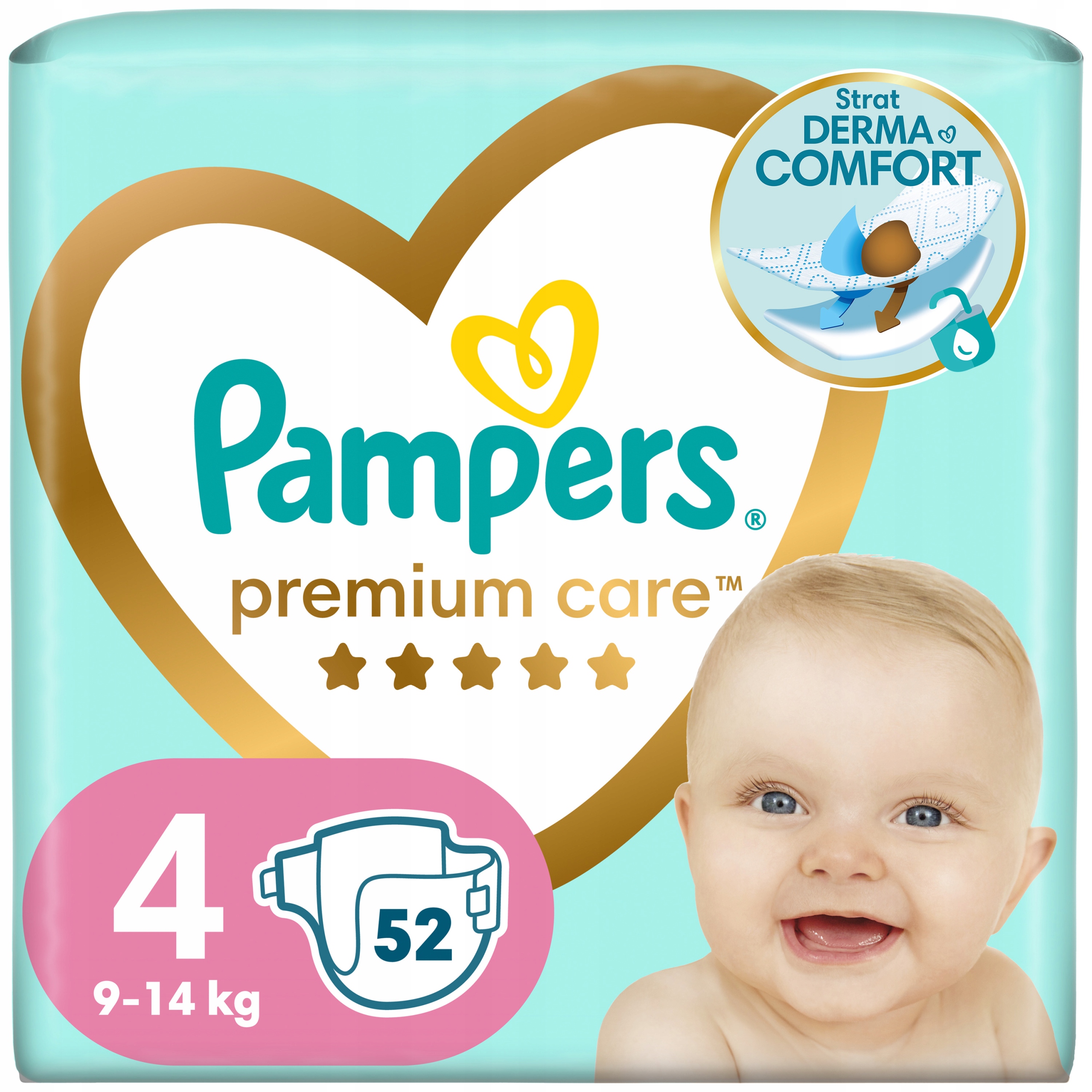 pieluchy pampers 4 52 waga