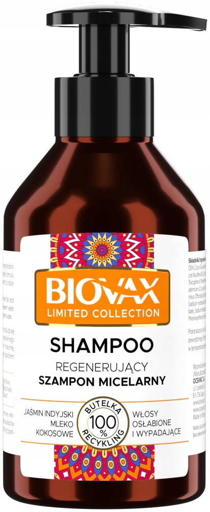 biovax szampon jaśmin mleko kokosowe