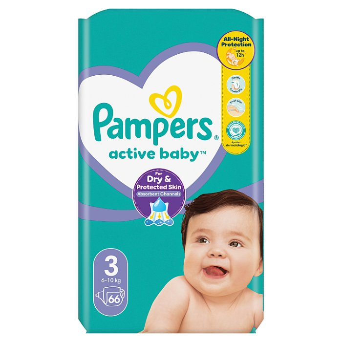 pampers activ baby 3 wyglad