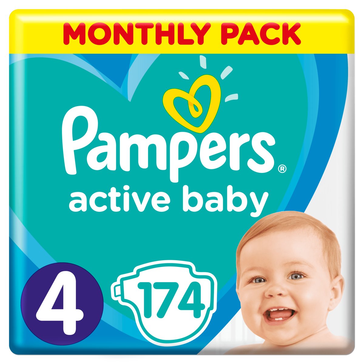 pampers 174 sztuki