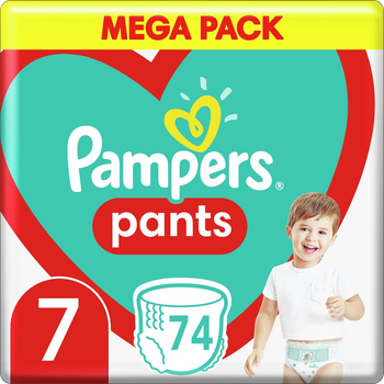 pampers pieluchomajtki pants 7 mega box 80 sztuk