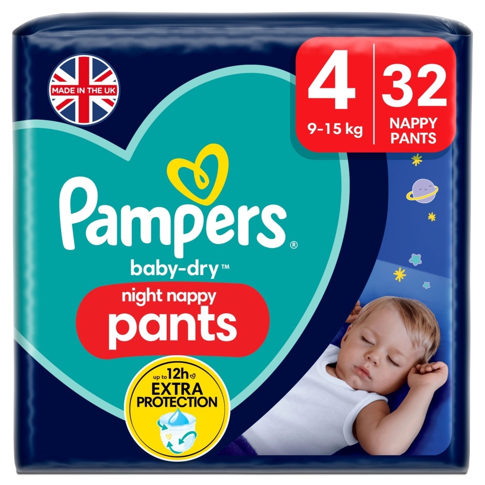 pampers pants 4 104 szt tesco