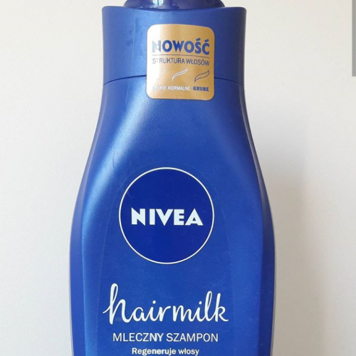 nivea hairmilk szampon pielęgnujący do włosów o strukturze grubej