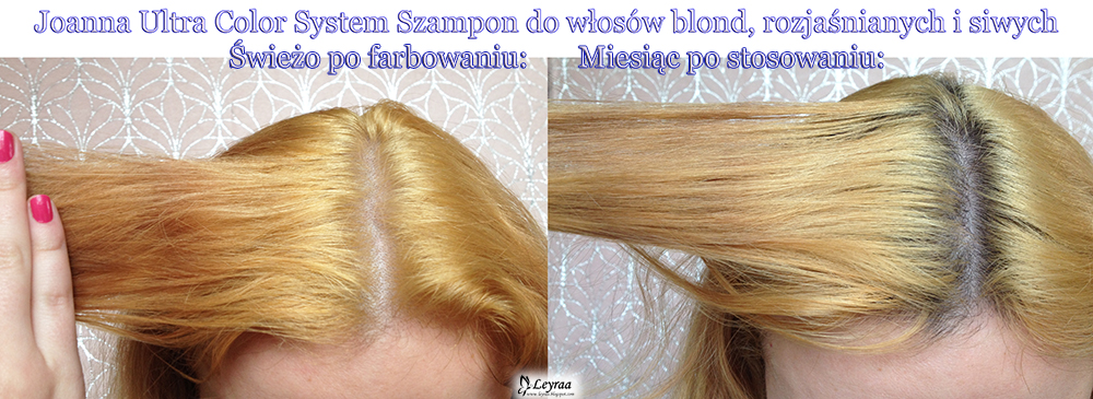 szampon joanna ultra color system do włosów blond efekt