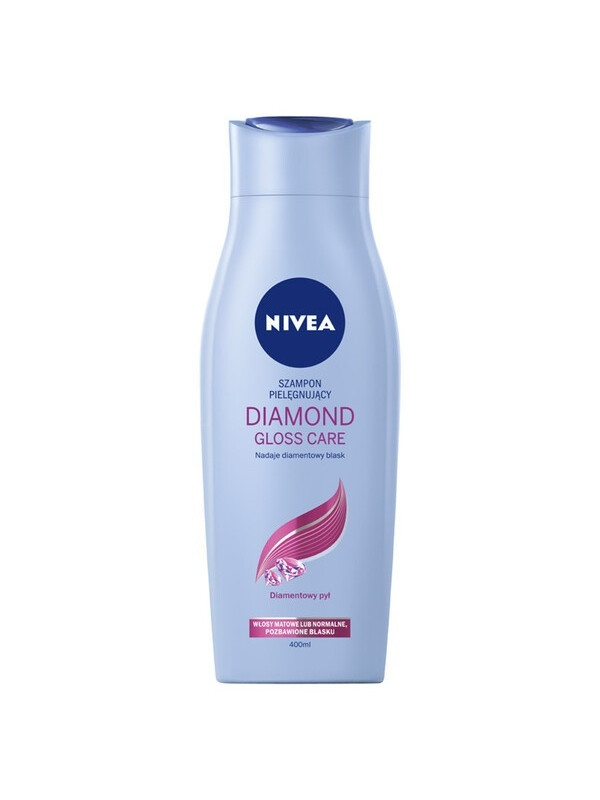 nivea diamond gloss szampon włosy matowe pozbawione blasku 400 ml