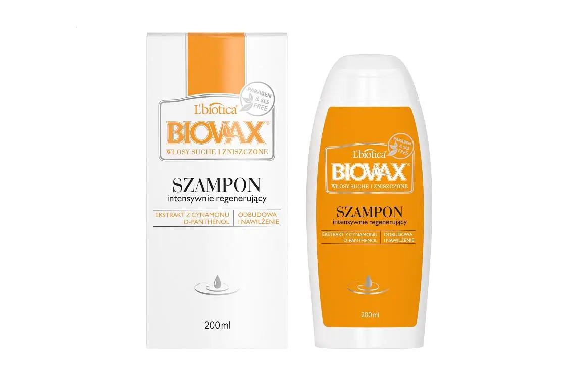 biovax włosy suche szampon do włosów