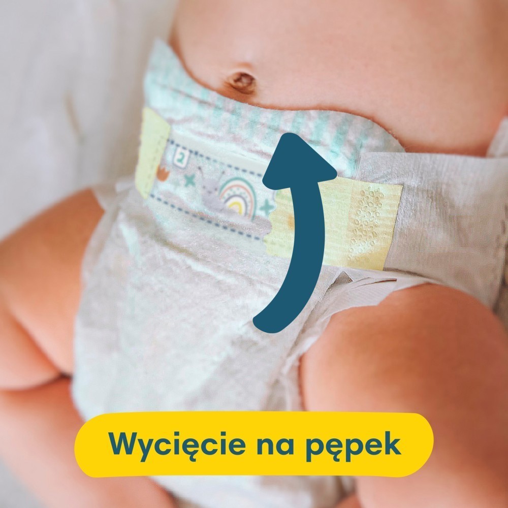 pieluchy pampers z wycięciem na pępek