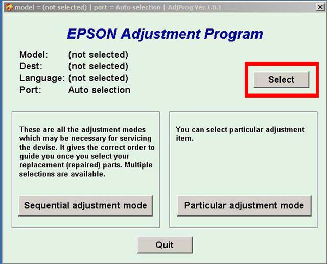 epson pampers reset