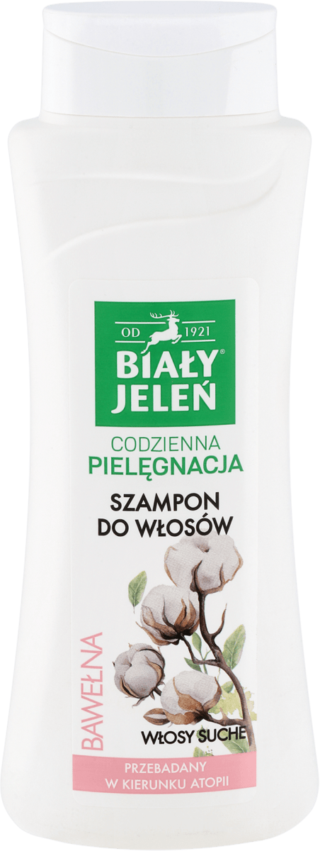 biały jeleń szampon z bawełną