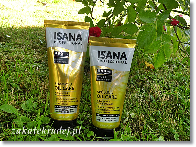 isana professional szampon do włosów zniszczonych i suchych oil care