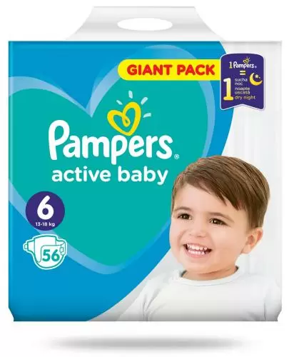 pieluszki pampers 56 szt