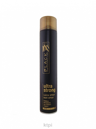 morfose lakier extra strong do włosów czarny salon finish 750ml