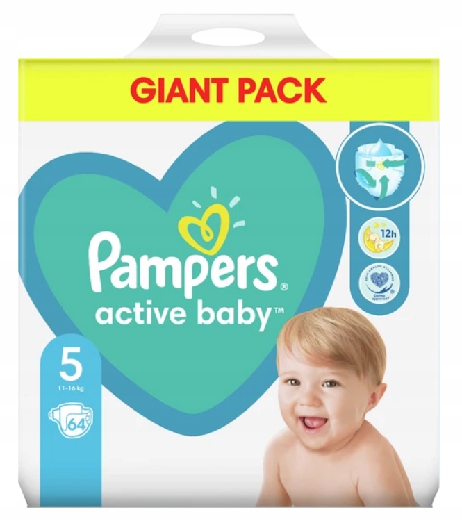 pampers activ baby 5 64 szt cena